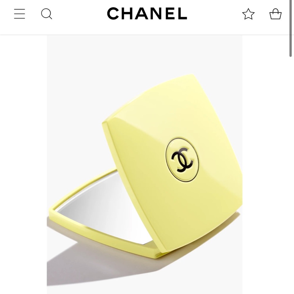 CHANEL Ovni Yellow Codes Coleur
Compact Makeup Mirror